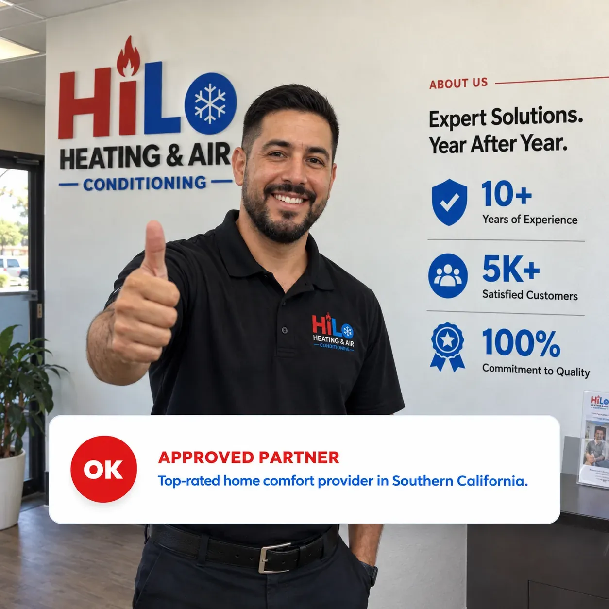 HiLo Heating & Air years of HVAC experience